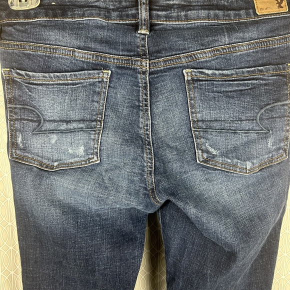 American Eagle Jeans Women's 10 Jeggings destroyed ne(x)t level stretch Skinny - Picture 5 of 7